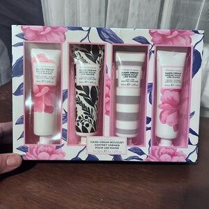Bath Haus hand cream bouquet gift set- 4 travel size creams unused